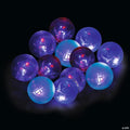 2" Mini Jesus Lights the Way Light-Up Rubber Bouncy Balls - 12 Pc.