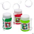 2" Mini Peanuts® Charlie Brown & Snoopy Christmas Plastic Bubble Bottles - 24 Pc.