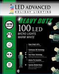 5mm Warm White 100 LED Light Set