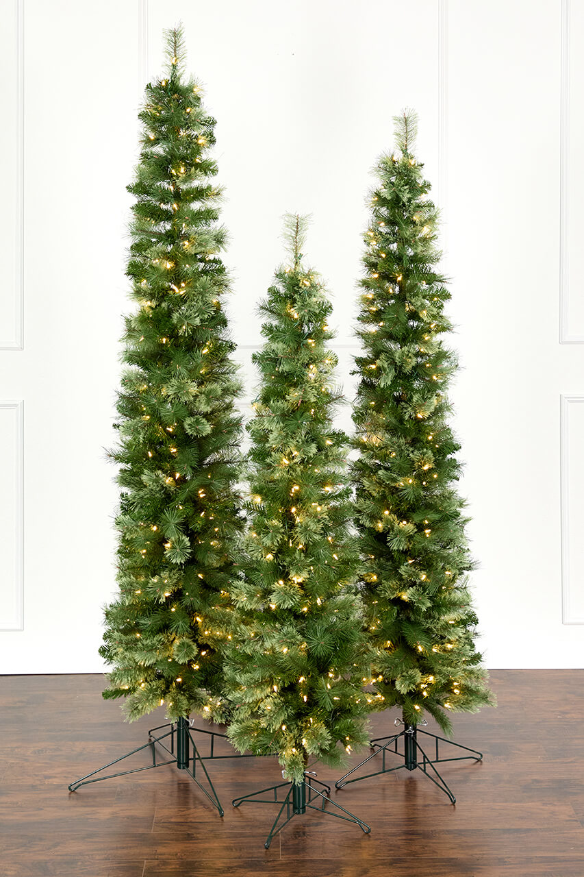 8' Whistler Pine Christmas Tree with 200 Warm White LED Lights