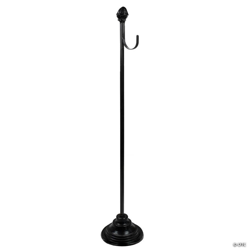 30" Black Metal Christmas Wreath Hanger Stand