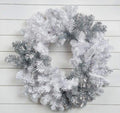 30” Caprico Silver & White Wreath