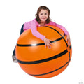 30" Inflatable Orange Extra Large Vinyl Basketball
