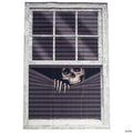 31 1/2" x 47 1/4" Peeking Skeleton Vinyl Halloween Curtain Decoration