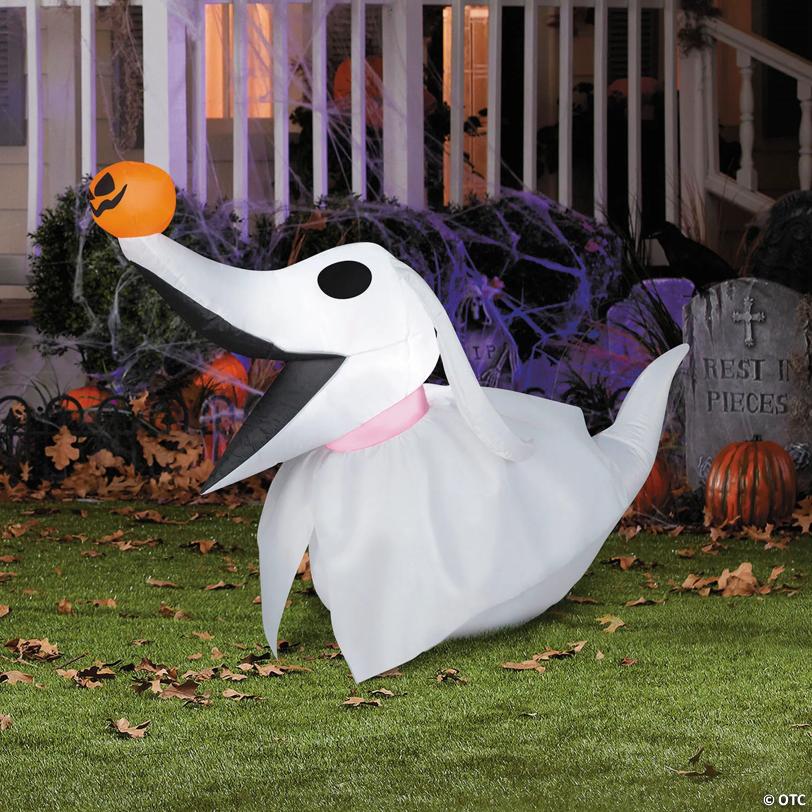 33" Airblown® Inflatable The Nightmare Before Christmas™ Zero Outdoor Yard Decoration