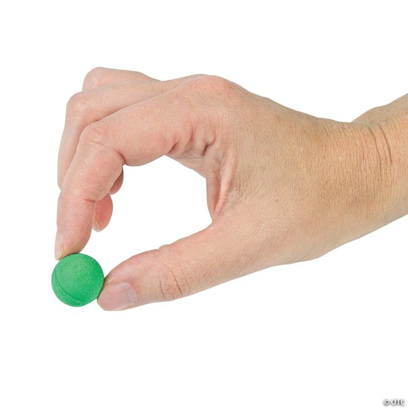 3/4" Bulk 144 Pc. Mini Bright Neon Rubber Bouncing Balls