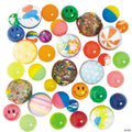 3/4" - 1 1/2" Bulk 100 Pc. Rubber Bouncy Ball Assortment