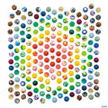 3/4" - 1 1/2" Mega Bulk 240 Pc. Mini Rubber Bouncy Ball Assortment