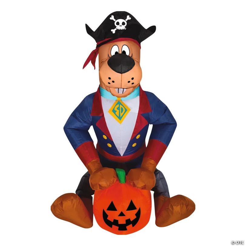 35" Airblown Inflatable® Scooby Doo!™ Pirate Outdoor Yard Decoration