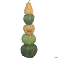3.5' Five Tiered Stacked Pumpkins Thanksgiving Decor