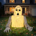 35" Light-Up Groundbreaker Ghost Figure Halloween Decoration