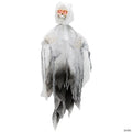36" Animated Hanging Shaking Skeleton Reaper Halloween Decoration