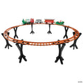 36 Pc Battery Operated Lighted and Animated Train Set with Raised Track and Sound
