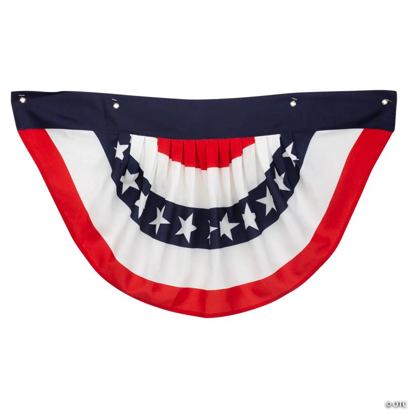 36" Traditional Patriotic Bunting