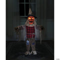 36" Twitching Scarecrow Animated Prop