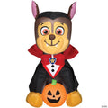 38" Blow-Up Inflatable PAW Patrol Chase as Vampire with Built-In LED Lights Outdoor Yard Decoration