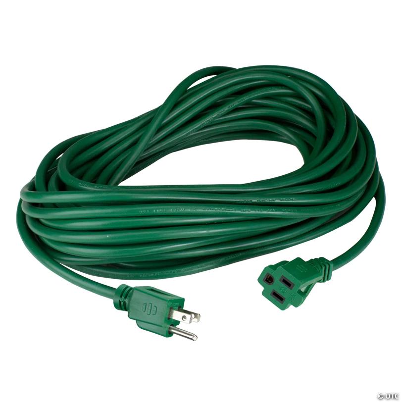 3-Prong Outdoor EPropertension Power Cord - 100' - Green
