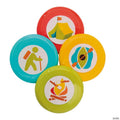 3 1/2" Bulk 72 Pc. Mini Camp-Themed Plastic Flying Discs
