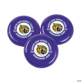 3 1/2" Bulk 72 Pc. Personalized Custom Photo Mini Purple Team Spirit Flying Discs