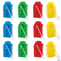 3" 2 oz. Color Brick Building Block Party Bubble Bottles - 12 Pc.