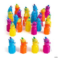 3" Bright Color Tropical Fish Bubble Bottles - 24 Pc.