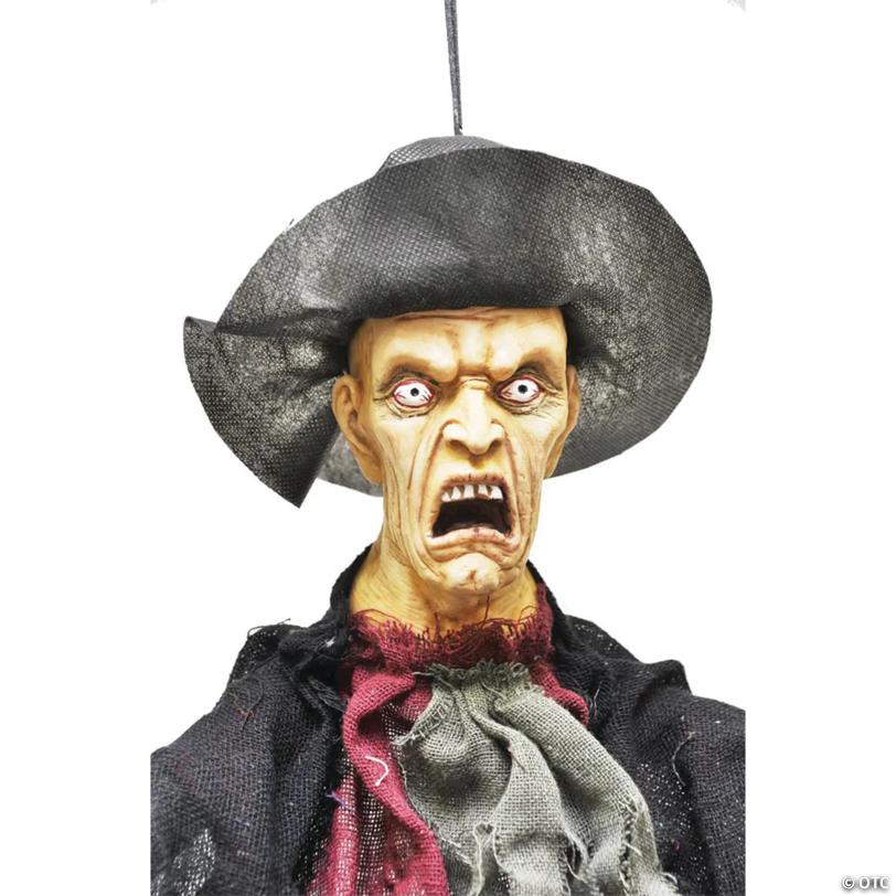 3 Ft. Hanging Bowler Man Halloween Decoration