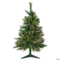 3' Pre-Lit Kingston Cashmere Pine Full Artificial Christmas Tree  Clear Lights