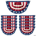 3 ft. x 1 1/2 ft. Bulk 10 Pc. Patriotic Vintage Americana Stars & Stripes Polyester Bunting