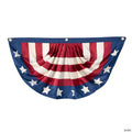 3 ft. x 1 1/2 ft. Patriotic Vintage Americana Stars & Stripes Polyester Bunting