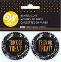 Wilton Halloween Mini Baking Cups, Paisley Spooks 100/Pkg