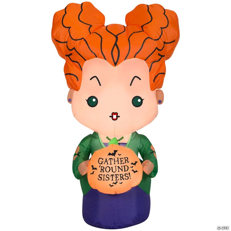 42" Airblown® Blowup Inflatable Hocus Pocus Winifred Halloween Outdoor Yard Decoration