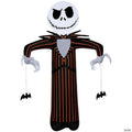 42" Airblown® Inflatable Light-Up The Nightmare Before Christmas™ Jack Skellington with Orange Pinstripe Outdoor Decoration