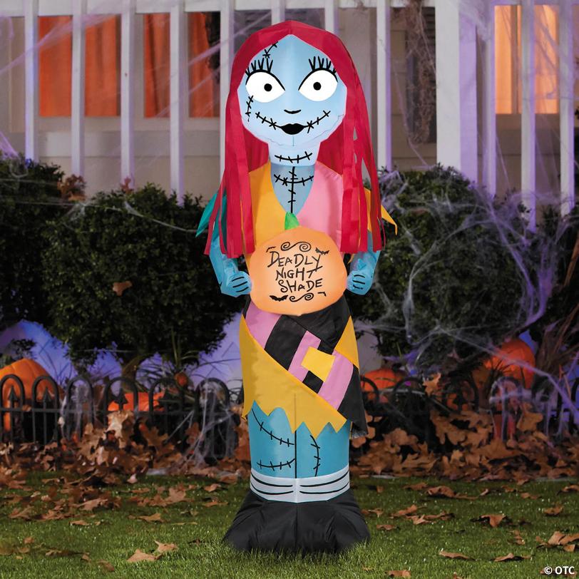 42" Airblown® Inflatable The Nightmare Before Christmas™ Sally with Pumpkin Outdoor Yard Decoration