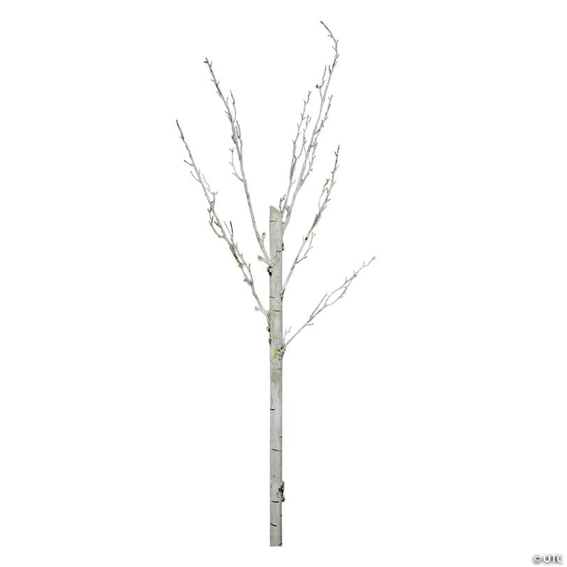 44" Gray Distressed Finish Artificial Crafting Display Tree Trunk