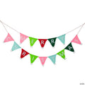 45" Multi "Merry Christmas" Banner Garland - Unlit