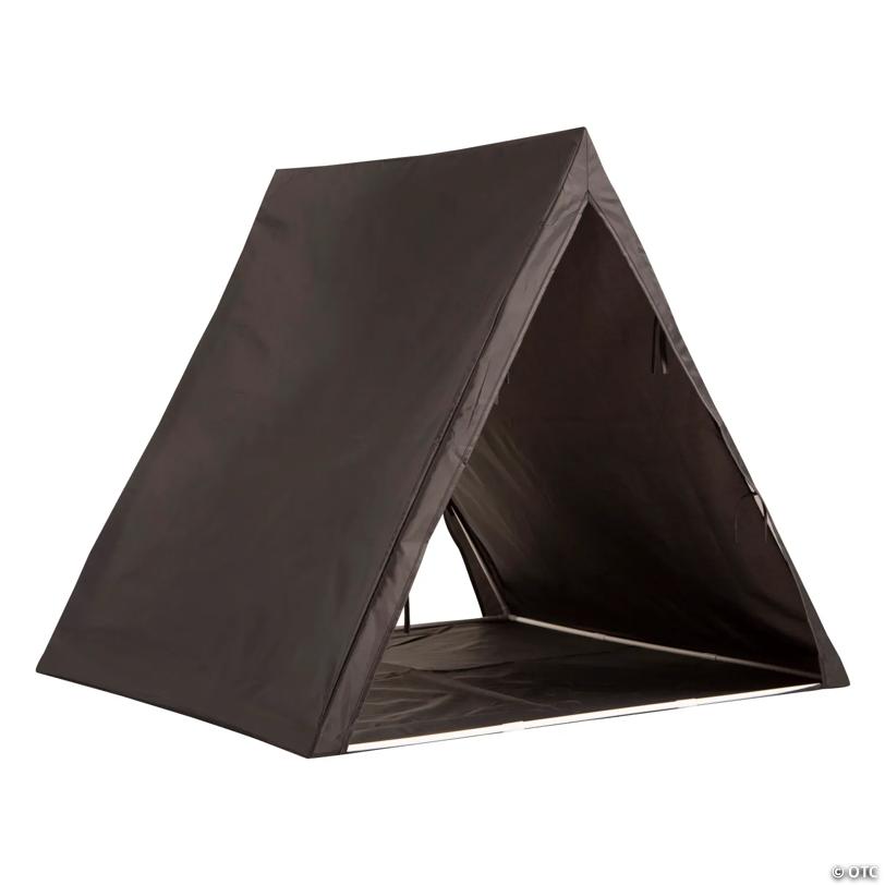 45" x 40" Black Plastic Sleepover Tent with Frame