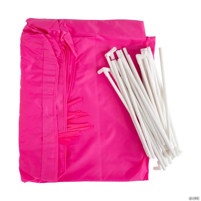 45" x 40" Pink Plastic Sleepover Tent with Frame