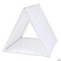 45" x 40" White Plastic Sleepover Tent with Frame