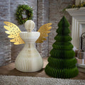 47" – 51" Religious Accordion Angel & Christmas Tree Decorating Kit – 2 Pc.