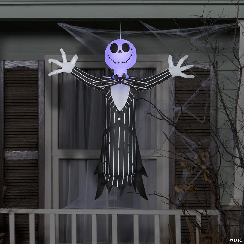 48" Airblown® Inflatable Light-Up The Nightmare Before Christmas Jack Outdoor Yard Decoration