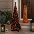 4' Fall Harvest Pop Up Artificial Thanksgiving Tree with Pumpkins
