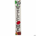 4 Ft. Fall Pumpkins Welcome Wood Porch Sign Outdoor Decoration