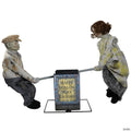 4 Ft. x 3 Ft. Seesaw Creepy Dolls Animated Prop Halloween Decoration