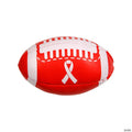 4" Mini Red Awareness Ribbon Foam Footballs - 12 Pc.