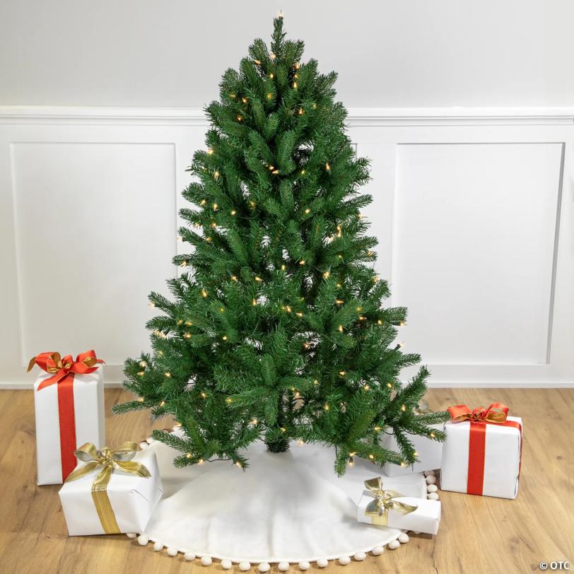 4' Pre-Lit Sierra Noble Fir Artificial Christmas Tree  Clear Lights
