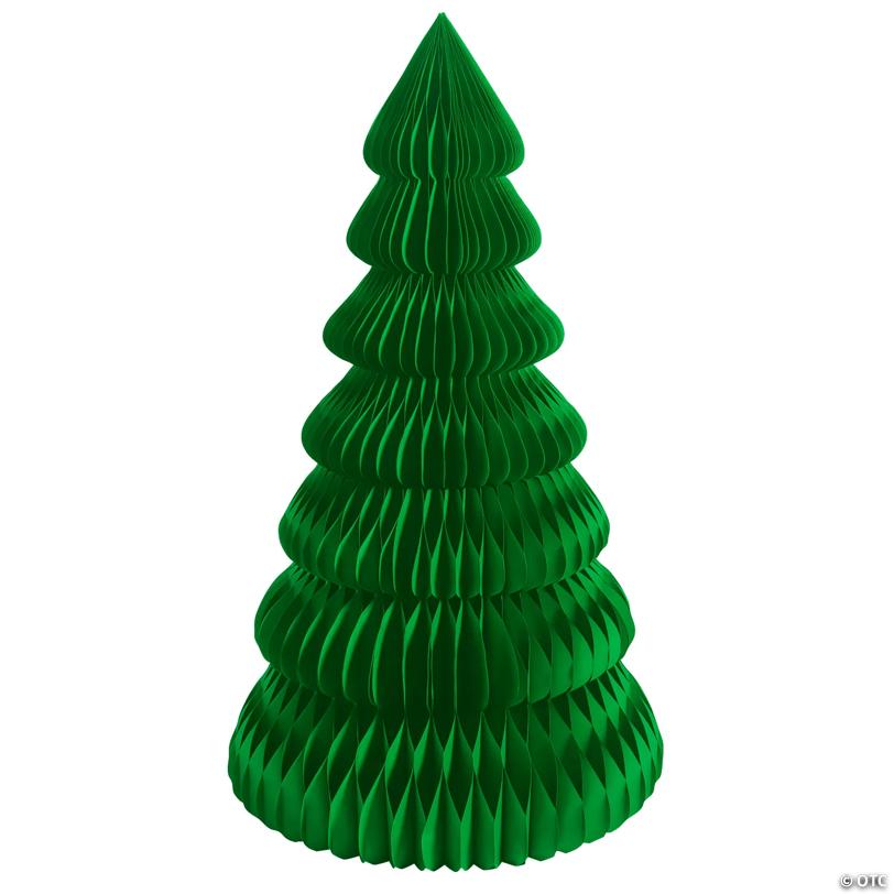 4 ft. Green Christmas Tree Reusable Accordion Paper Decoration