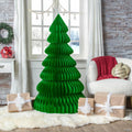4 ft. Green Christmas Tree Reusable Accordion Paper Decoration