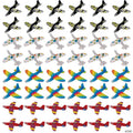 4" x 3 1/2" Bulk 72 Pc. Mini Foam Airplane Gliders