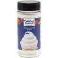 Edible Glitter Clear White – 4 oz Tall Bottle Bulk