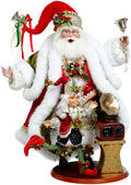 23" Santa and Elf Playing Records - Mark Roberts